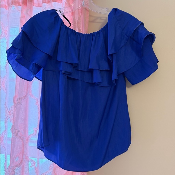 NWT Lilly Pulitzer Haylee Top Royal Purple XS - Picture 2 of 3